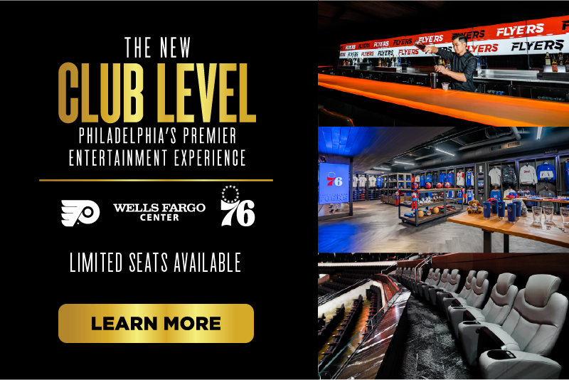 The Brand New Club Level | Wells Fargo Center