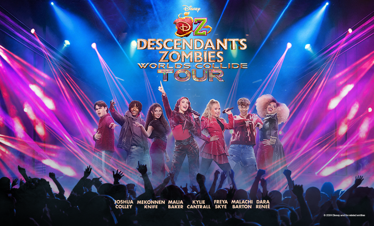 Disney Announces “Descendants/Zombies: Worlds Collide Tour” Coming To Wells Fargo Center In Philadelphia On August 20, 2025