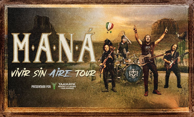 Legendary Mexican Rock Band And Recent Rock And Roll Hall Of Fame Nominees Maná Returns To North America With All-New ‘Vivir Sin Aire Tour’