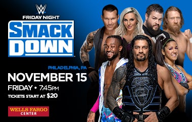 More Info for WWE Smackdown Bringing Superstar Lineup To Philadelphia On November 15 at Wells Fargo Center