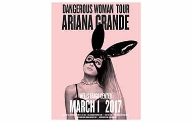 More Info for Multi-Platinum Selling Artist Ariana Grande set to Serenade Philadelphia During 'Dangerous Woman Tour' Stop at Wells Fargo Center on March 1