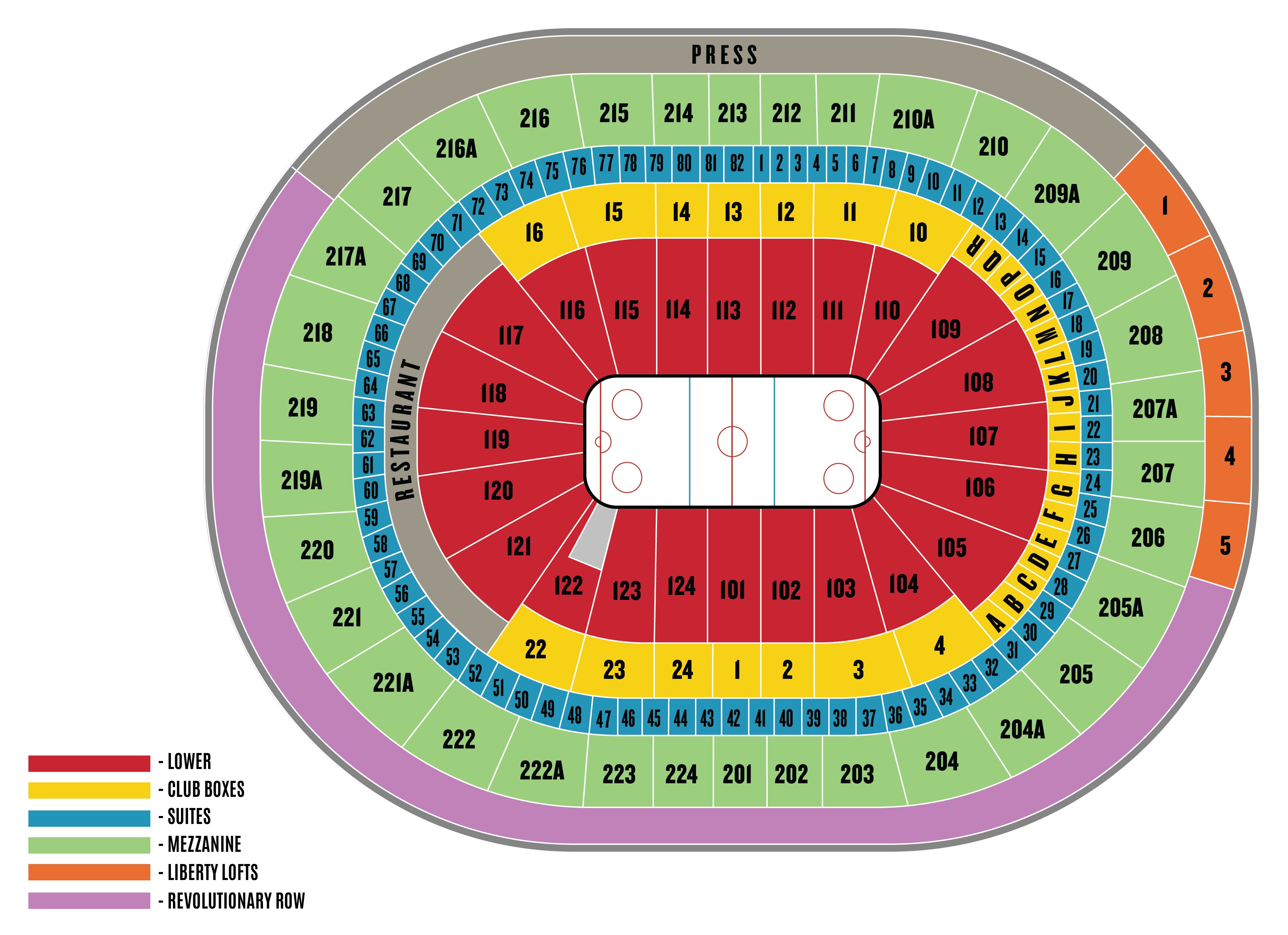 Details 102+ about toyota center seating chart rows unmissable in