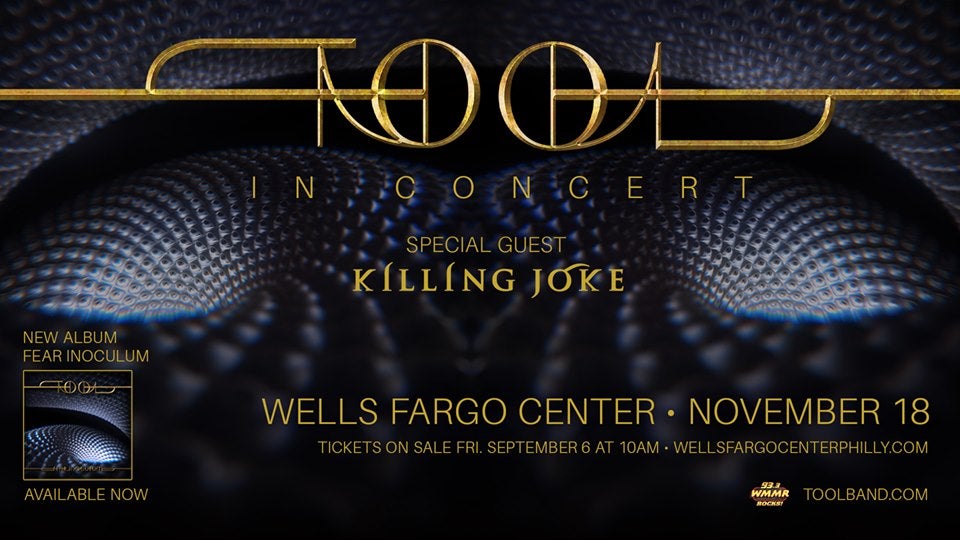 Tool announces November 18 performance at Wells Fargo Center Wells